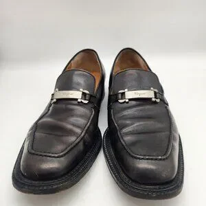 Made in Italy Salvatore Ferragamo Mens Black Leather Loafers Size 7D Salvatore Ferragamo | Shoes | Made In Italy Salvatore  main image 3